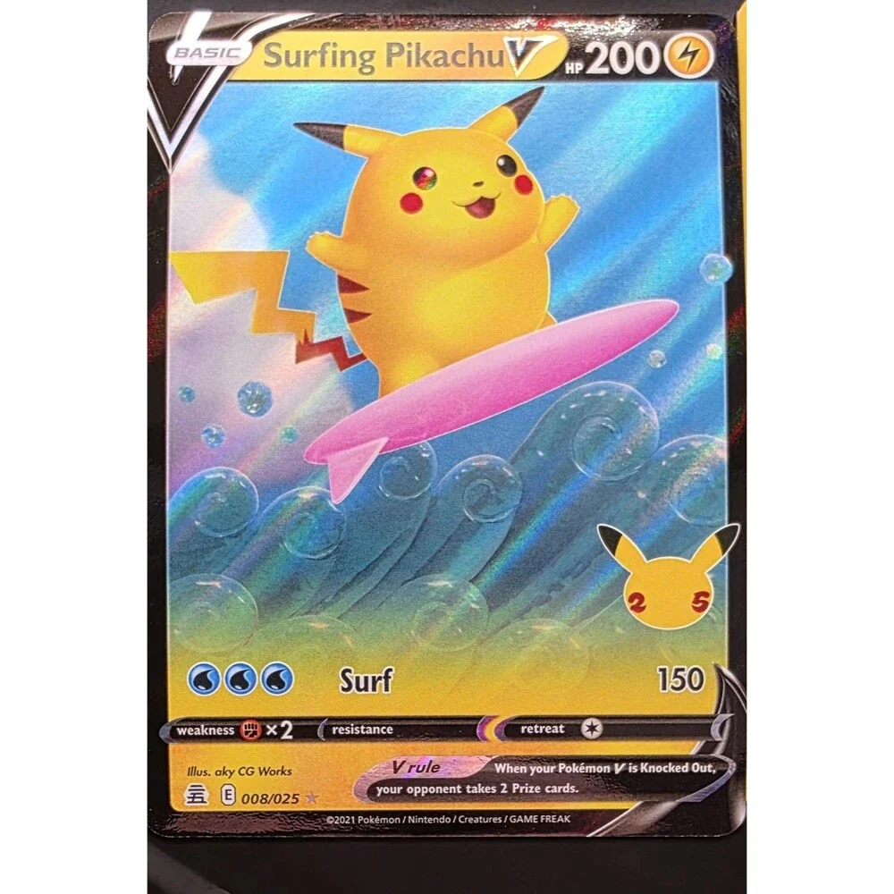 Pokémon TCG Pikachu Celebrations Lot Of 3